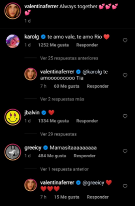 Instagram Valentina Ferrer