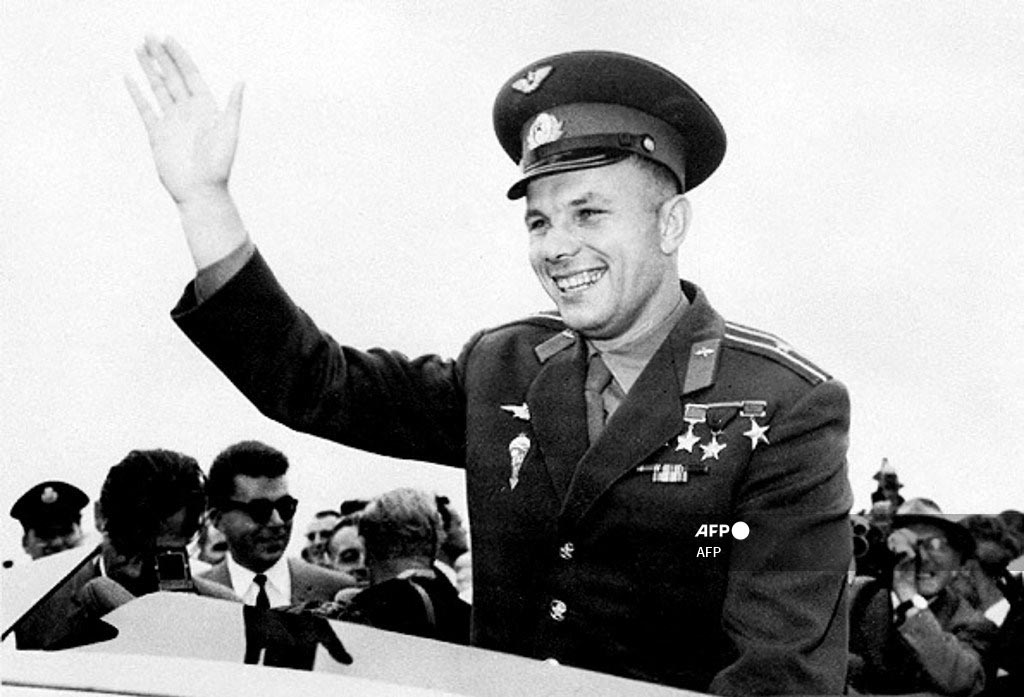 Yuri Gagarin, soviético que se convirtió en el primer hombre en viajar al espacio