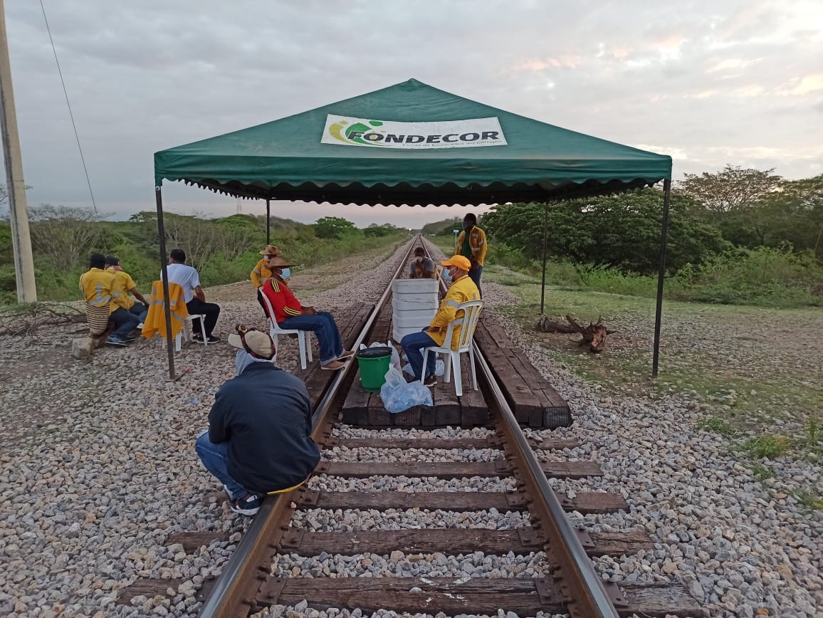 Bloqueos trabajadores de Cerrejón