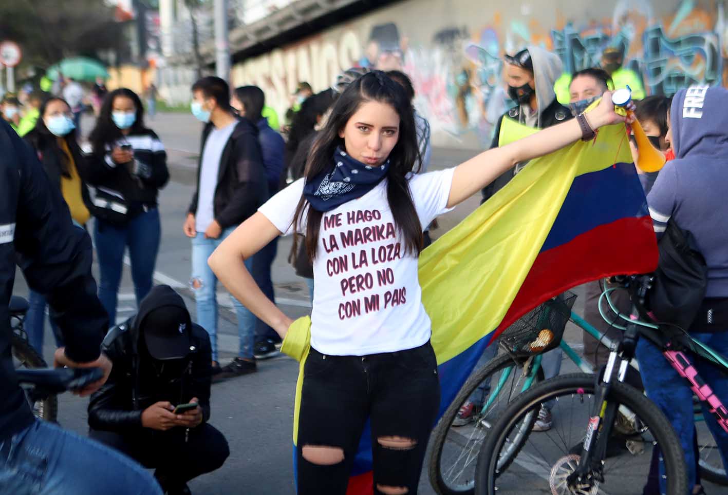 Bloqueos en Bogotá - Paro nacional