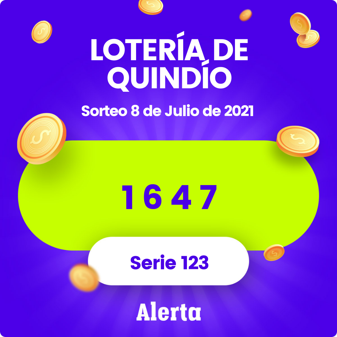 Lotería del Quindío: resultado último sorteo 8 de julio