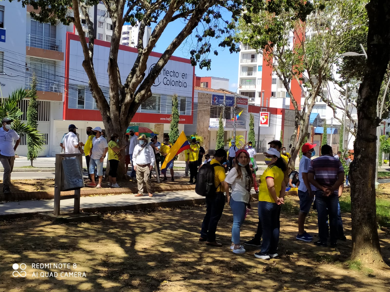 Manifestaciones del 20 de julio en Bucaramanga.