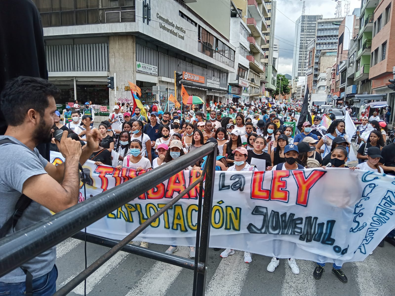 Protestas en Cali.