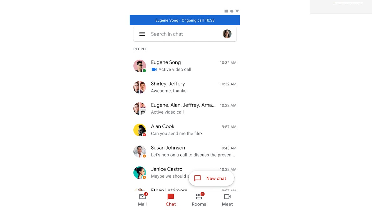 Gmail actualización en la app