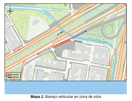 cierre de carril en NQS