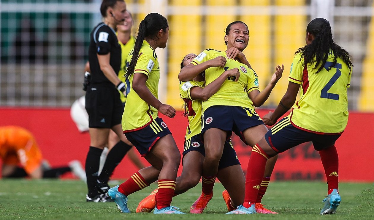 Mundial Femenino Sub17 Colombia derrotó a México y clasificó a cuarto