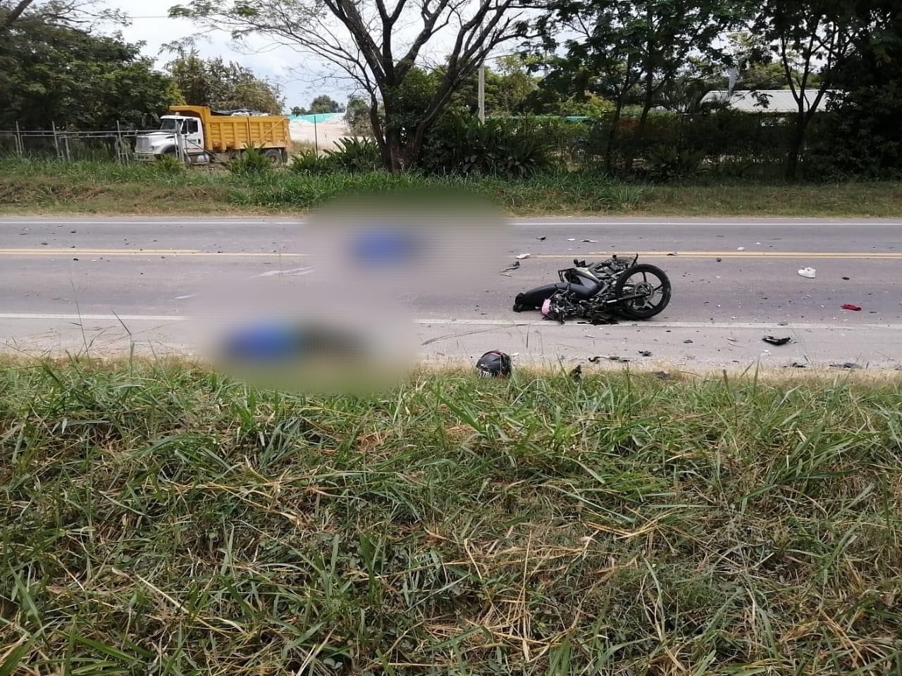 Accidente de tránsito en céntrico sector de Neiva dejo tres heridos