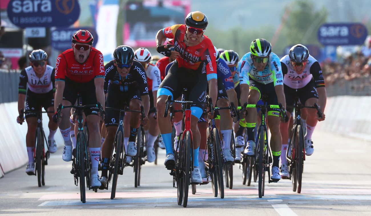 Giro de Italia colombianos en la clasificación general HOY 11 de mayo