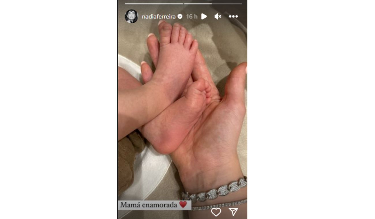 Foto del hijo de Nadia Ferreria y Marc Anthony