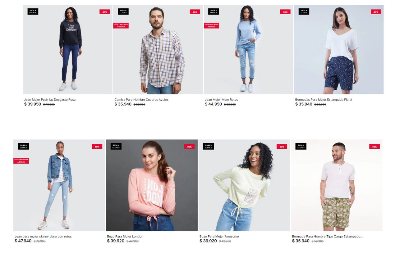 Tiendas facol online ropa