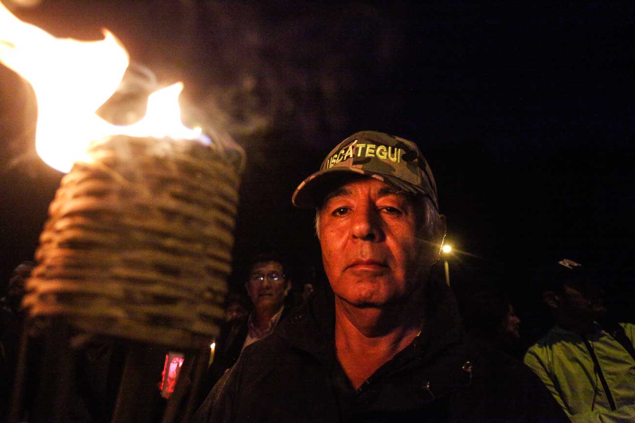 Velatón contra el Gobierno Petro