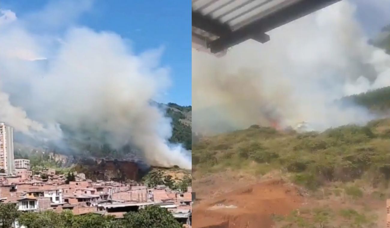 Bomberos De Bello Atienden Incendio Forestal En El Cerro Quitasol | RCN ...