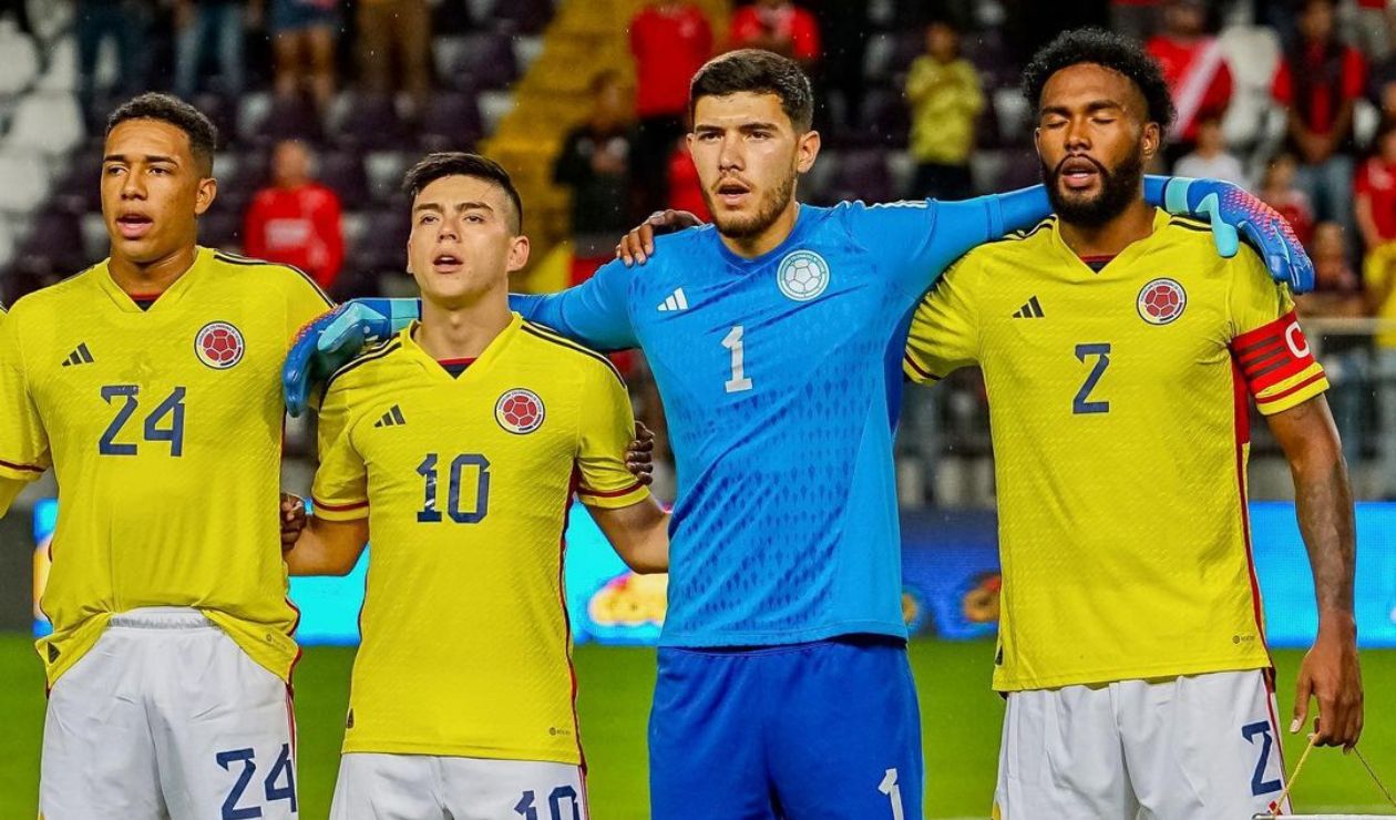 Colombia vs Brasil titulares para partido del Preolímpico Sub23 RCN