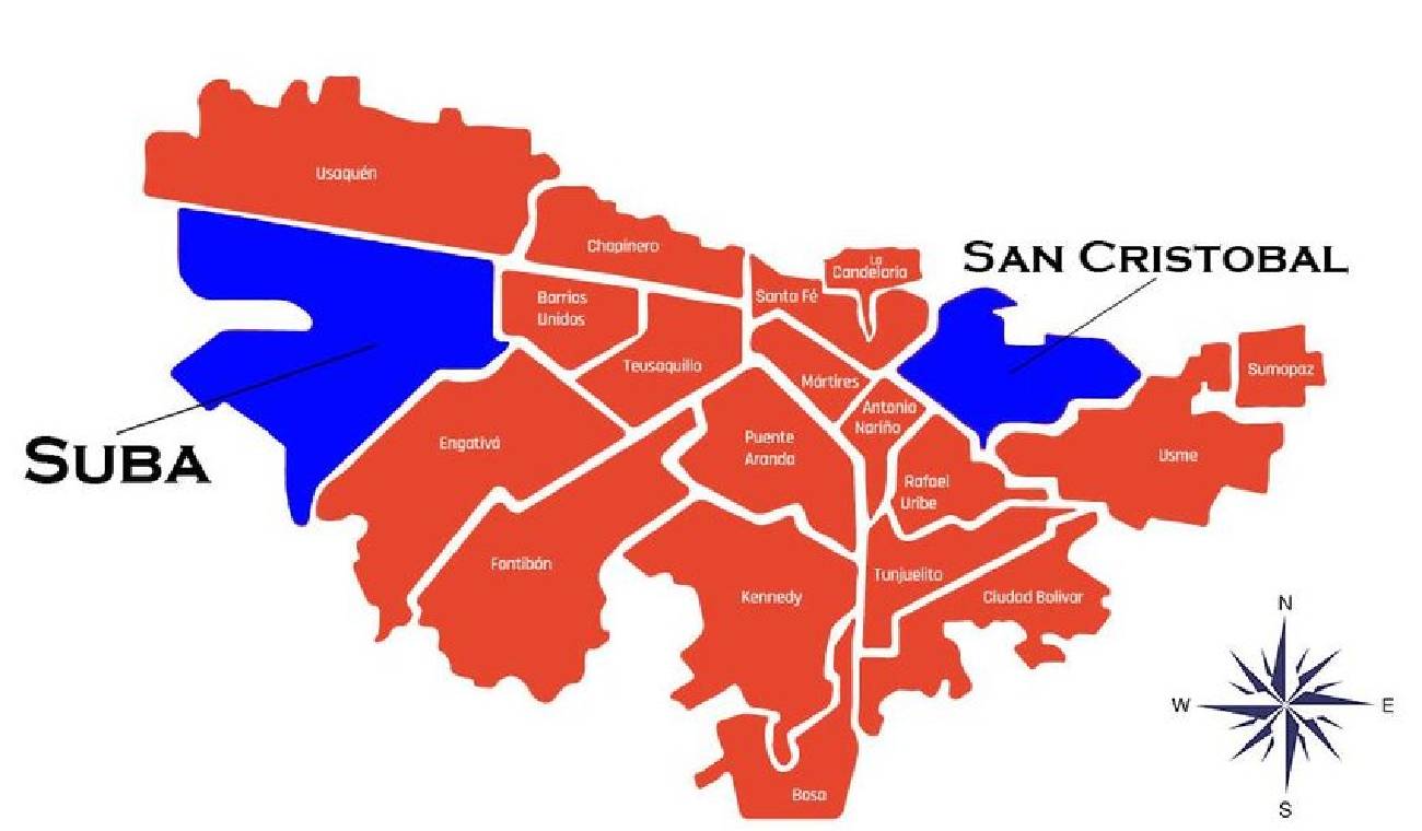 Racionamiento De Agua En Bogotá: Mapa De Las Localidades Con Cortes ...