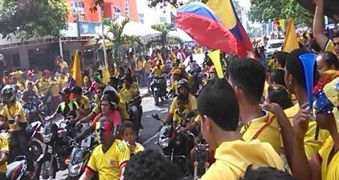 En Girardot proh ben caravanas de celebraci n por partidos de la