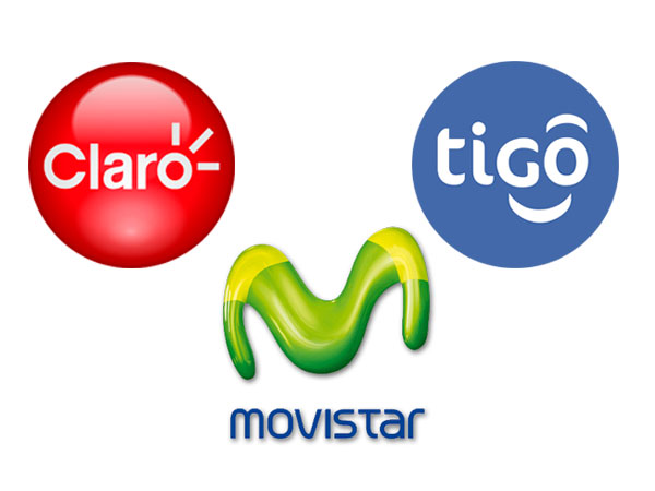 Claro, Movistar y Tigo