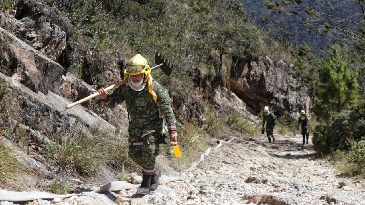 ¿Cuántos incendios están activos en Colombia este viernes?