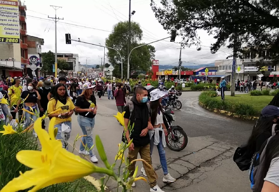 Protesta Popayán