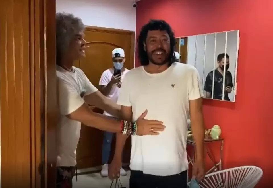 Pibe Valderrama y René Higuita