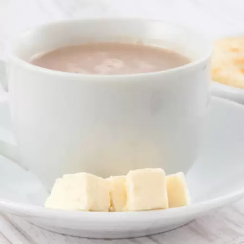 Chocolate con arepa