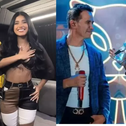 Jhonny Rivera y su novia de 20 años 