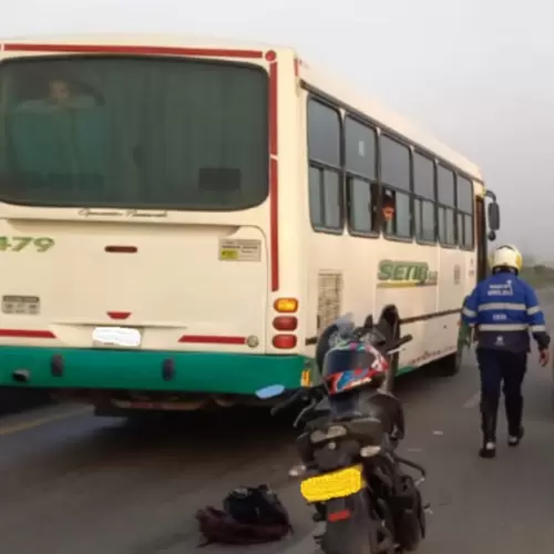 Accidente calle 80