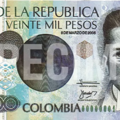 Billete de $20.000