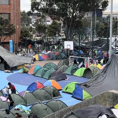 Indígenas en Bogotá