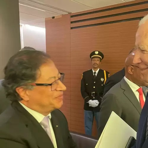 Gustavo Petro y Joe Biden