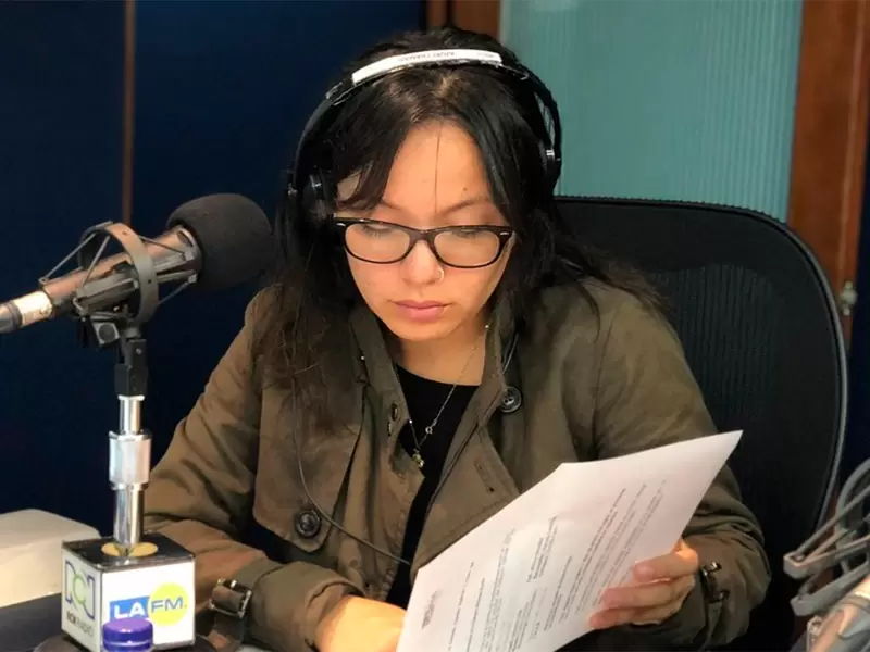 Jennifer Pedraza, líder de la Asociación Colombiana de Representantes Estudiantiles de la Educación Superior