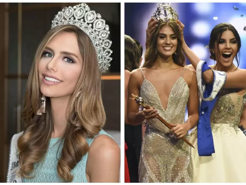 Miss España y Miss Colombia