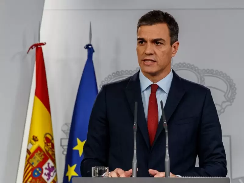 El presidente del Gobierno español, Pedro Sánchez