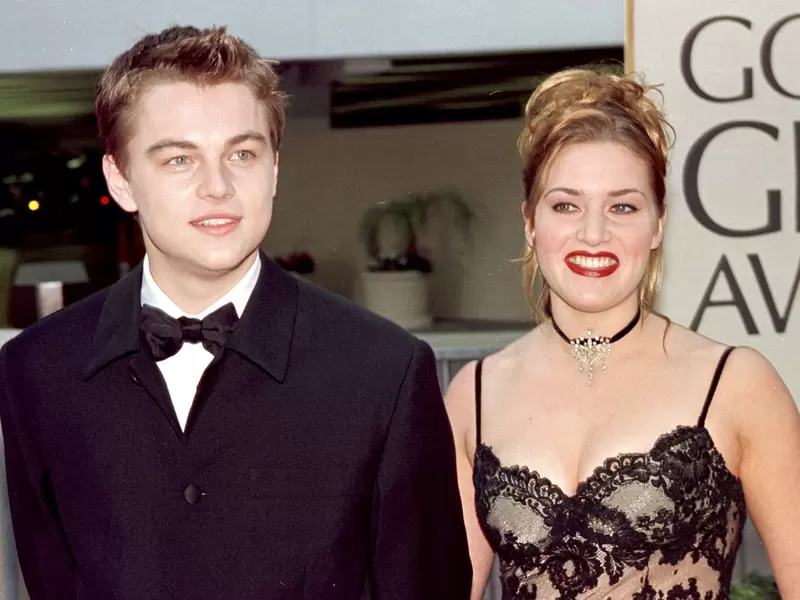 Leonardo DiCaprio y Kate Winslet, en 1998 Leonardo DiCaprio y Kate Winslet, en 1998