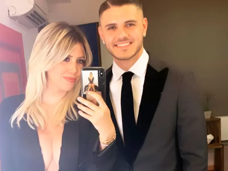 Wanda Nara y Mauro Icardi, la pareja de moda en el fútbol italiano