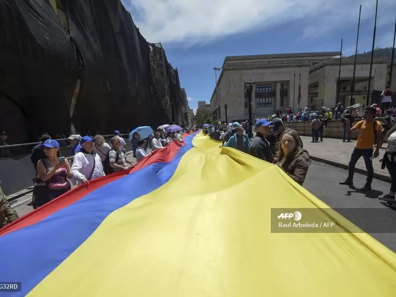 Marchas día del trabajo en Bogotá