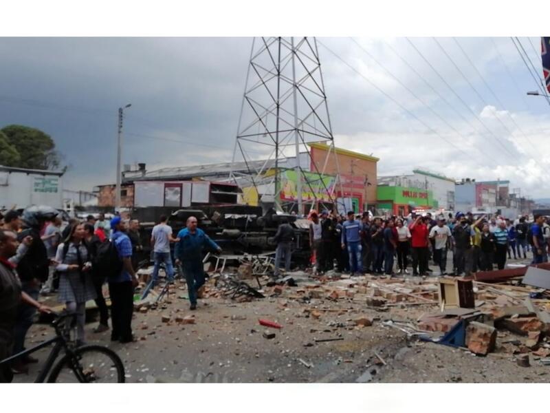 Explosión en la Avenida Rojas