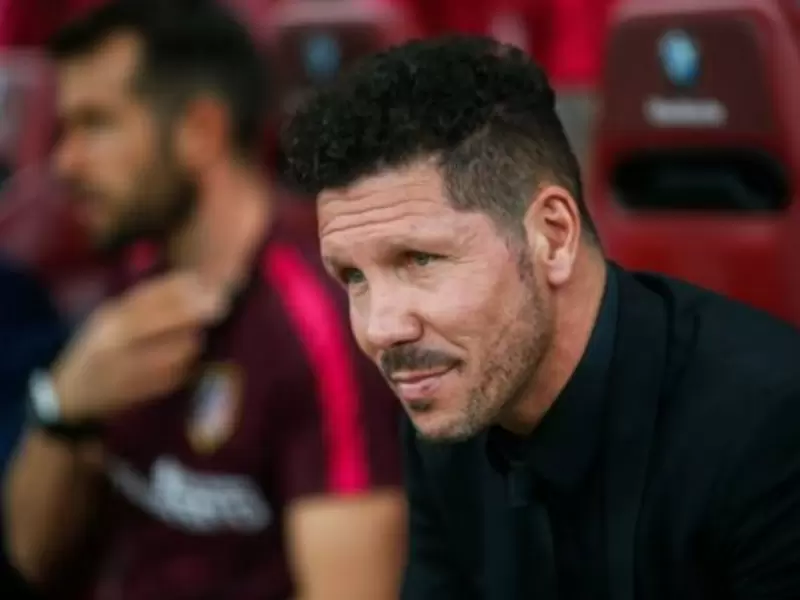 Diego Simeone, técnico del Atlético de Madrid