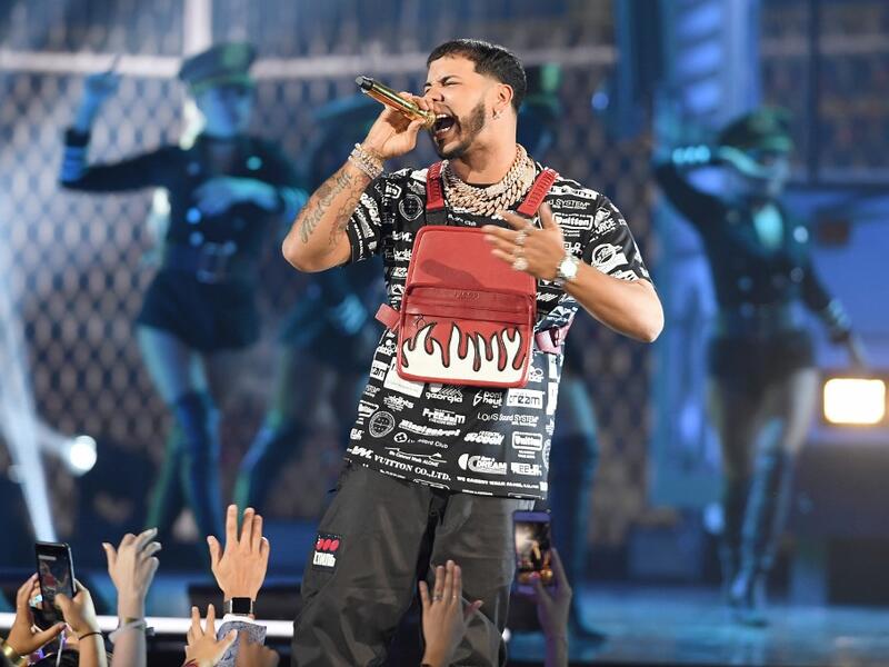 El cantante Anuel AA El cantante Anuel AA