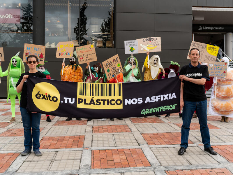 Petición de Greenpeace a almacenes Éxito.