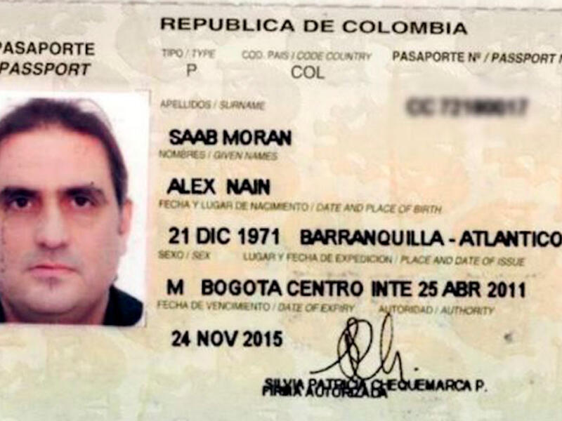 Pasaporte de Álex Saab
