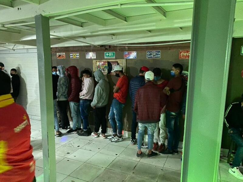 La mayoría de los asistentes eran menores de edad