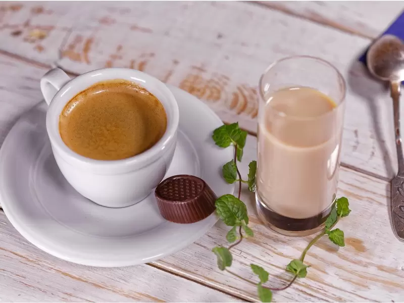 Café Dos tazas de café