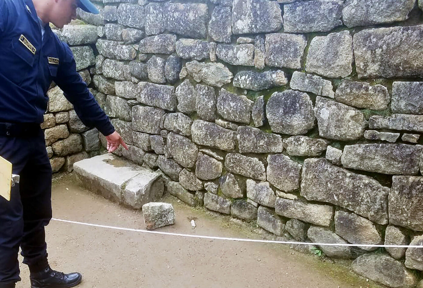 Daños a Machu Picchu