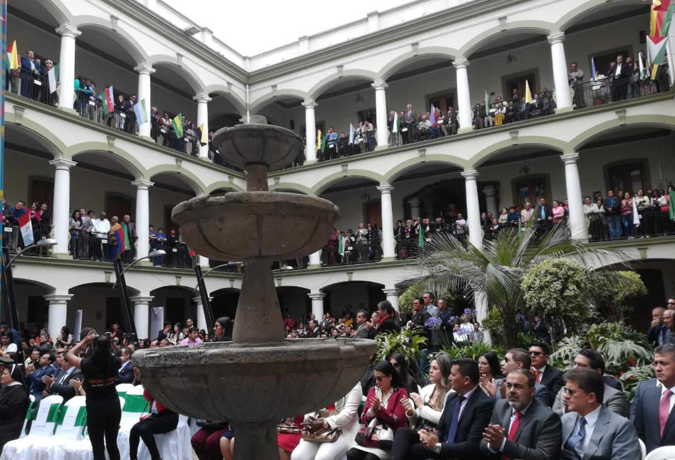 La sede de la gobernación de Nariño con amplia asistencia