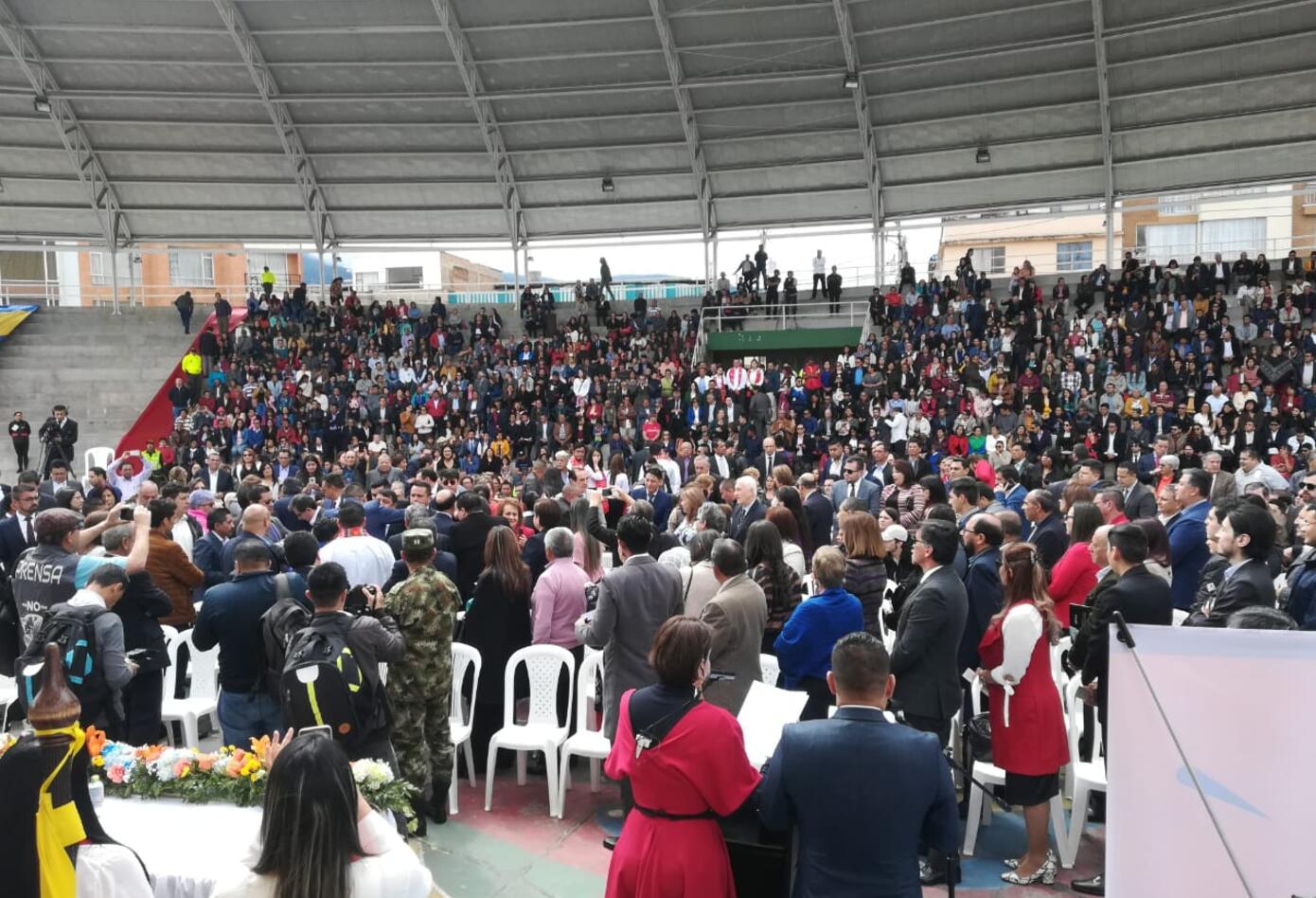 Escenario de la posesión.