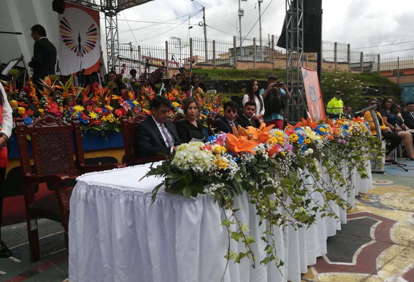 El Alcalde estuvo acompañado de su familia