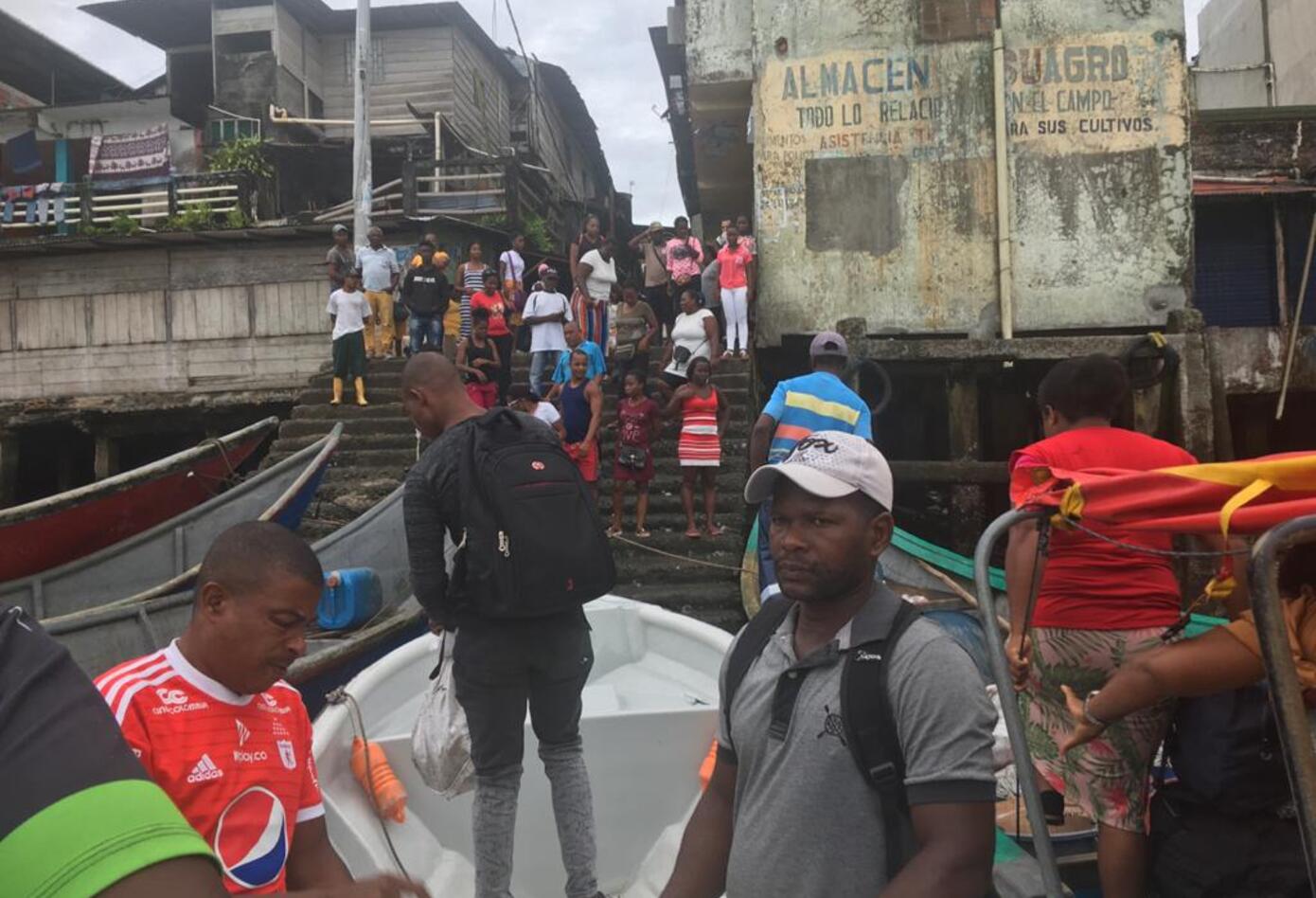 Desplazados en Tumaco regresan a sus territorios en le río Chagüi.
