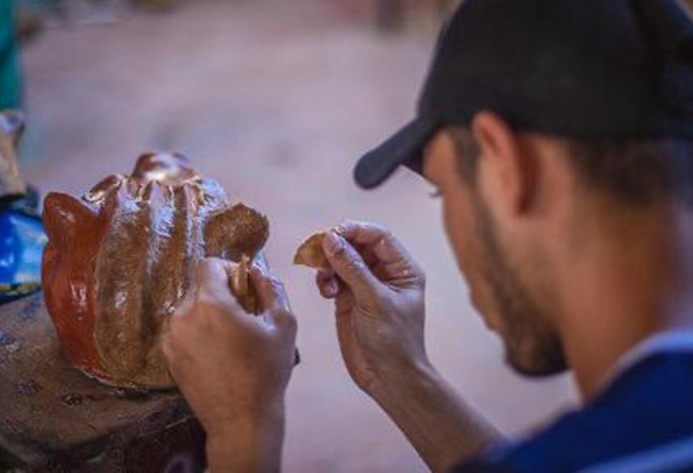 Más de veinte artesanos trabajaron en su creación.