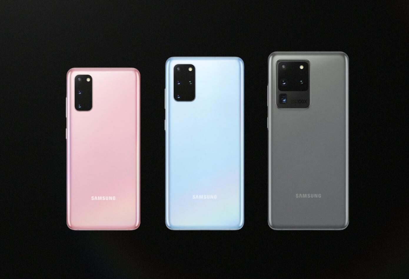 Samsung presentó tres versiones de su S20