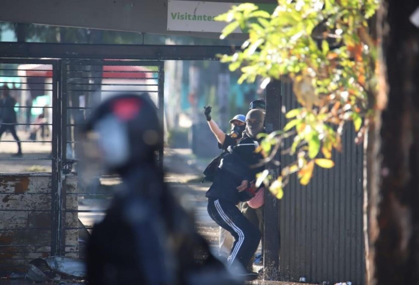 Disturbios Universidad Nacional 6 de febrero de 2020